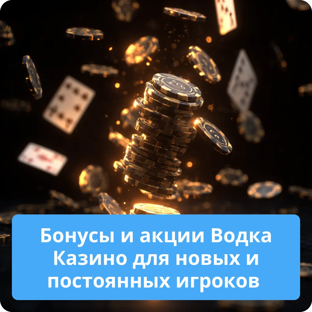 Все бонусы и акции Водка Казино, доступные для новых и постоянных игроков Бонусы и акции Водка Казино для новых и постоянных игроков